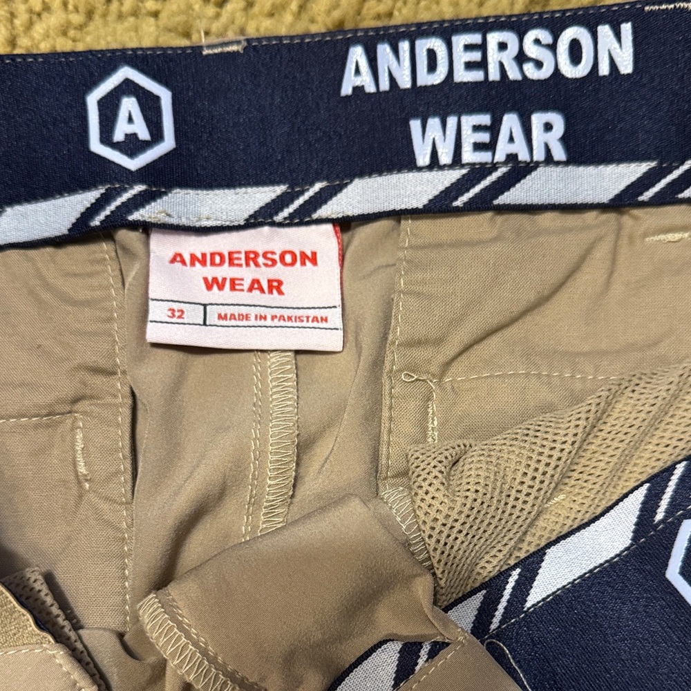 Anderson Wear size 32 Men's Tan Cargo Shorts - Picture 2 of 3